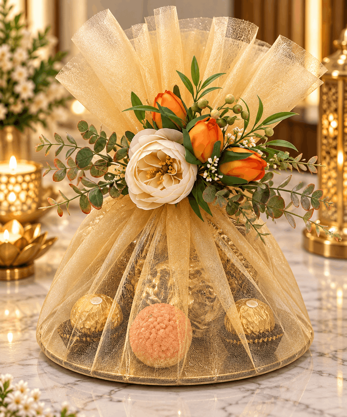 Golden Ganesha Blessings Hamper image 2