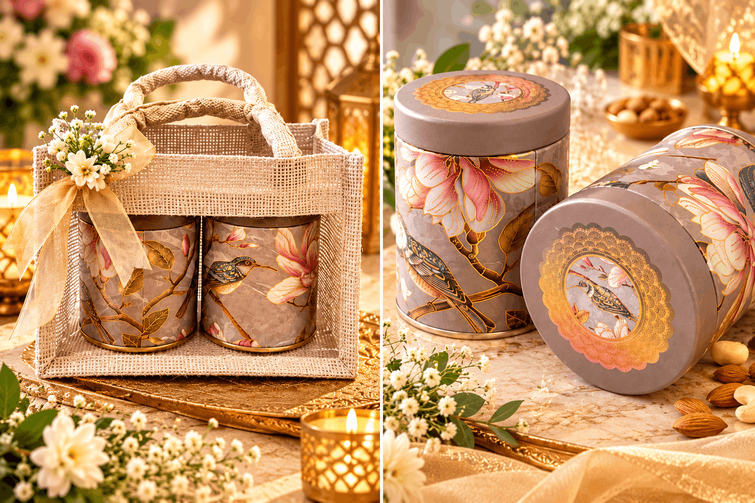 Jute bag with Dry fruits